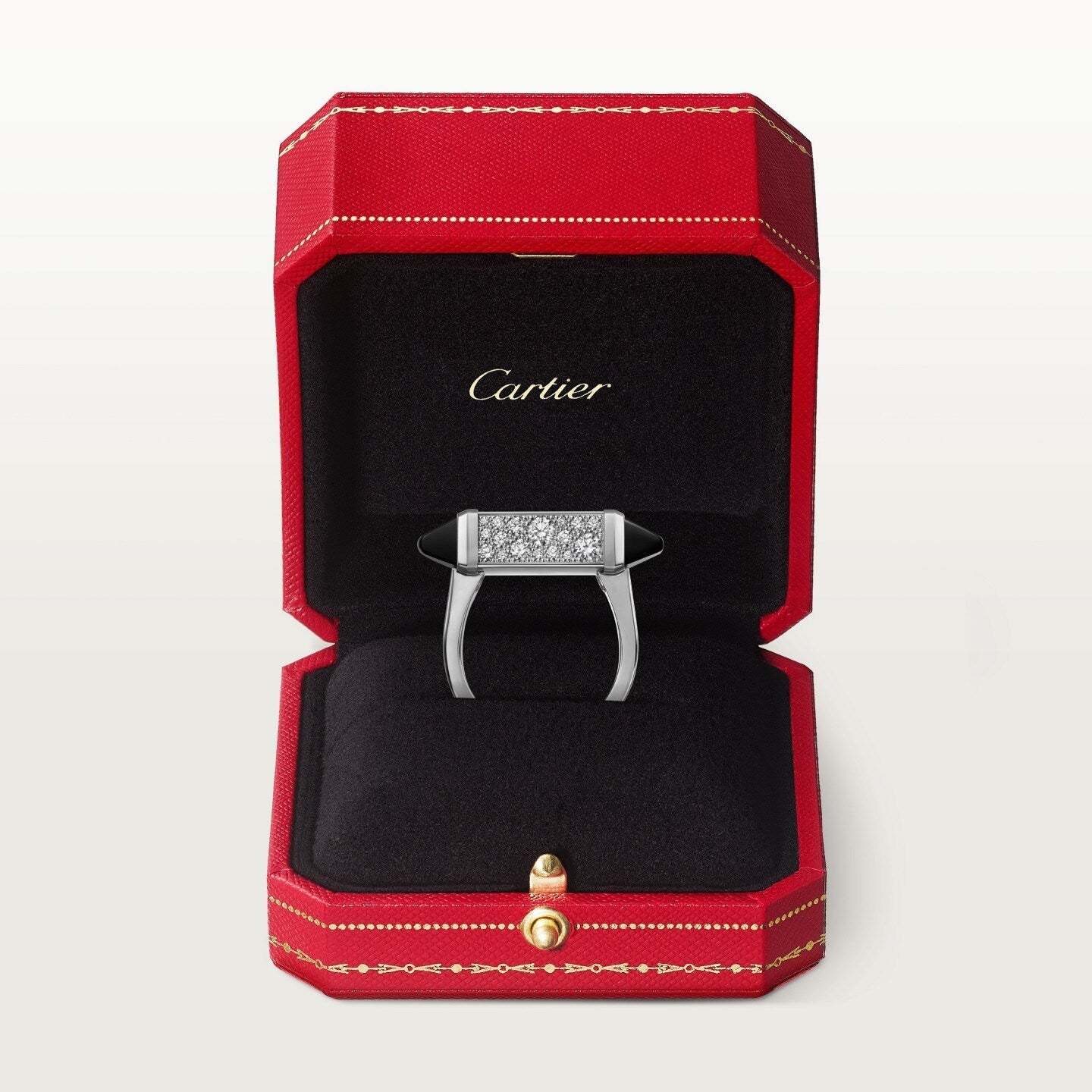 Bague Les Berlingots de Cartier, semi-pavée