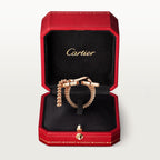 Bague Agrafe, semi-pavée