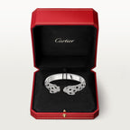 Bracelet Panthère de Cartier, articulé, pavé