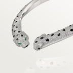Collier torque Panthère de Cartier, articulé, pavé