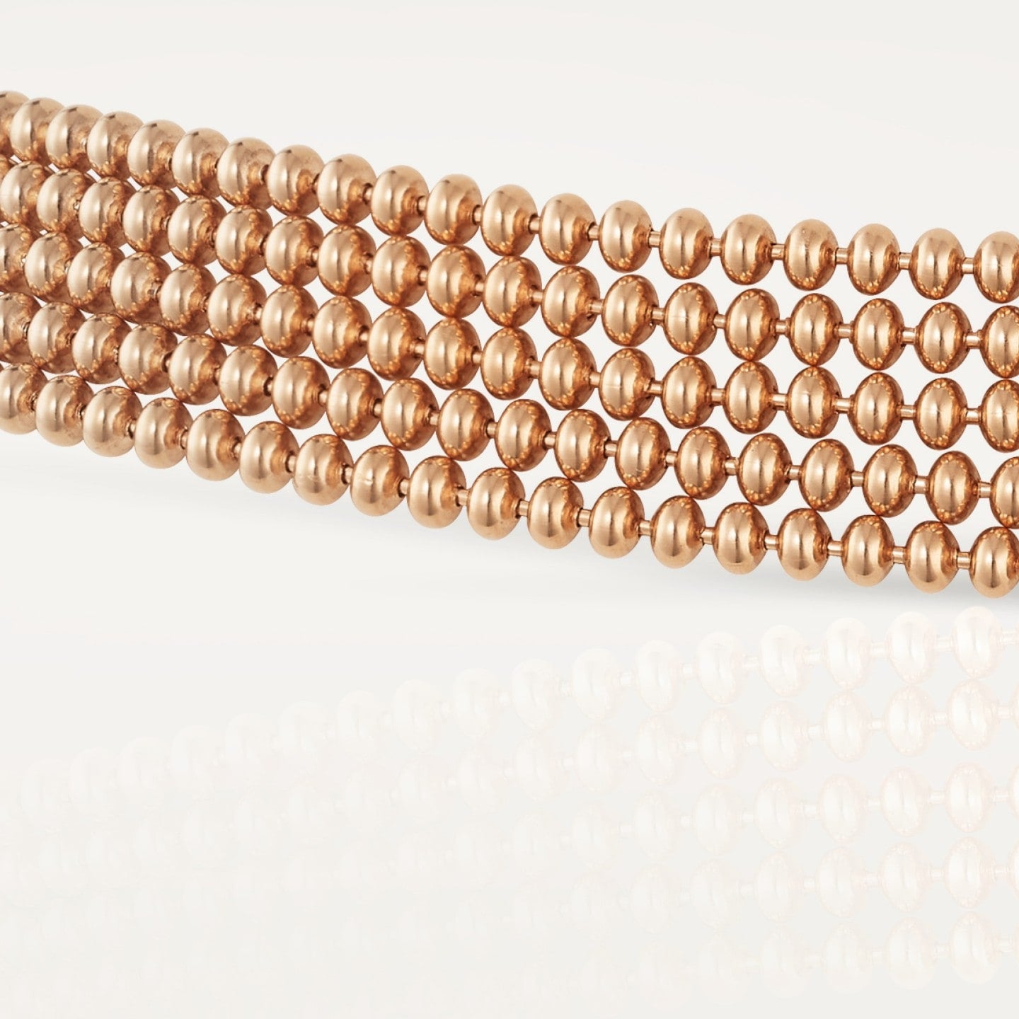 Collier Agrafe, petit modèle, semi-pavé