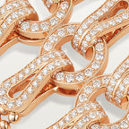 Collier Agrafe, moyen modèle, semi-pavé