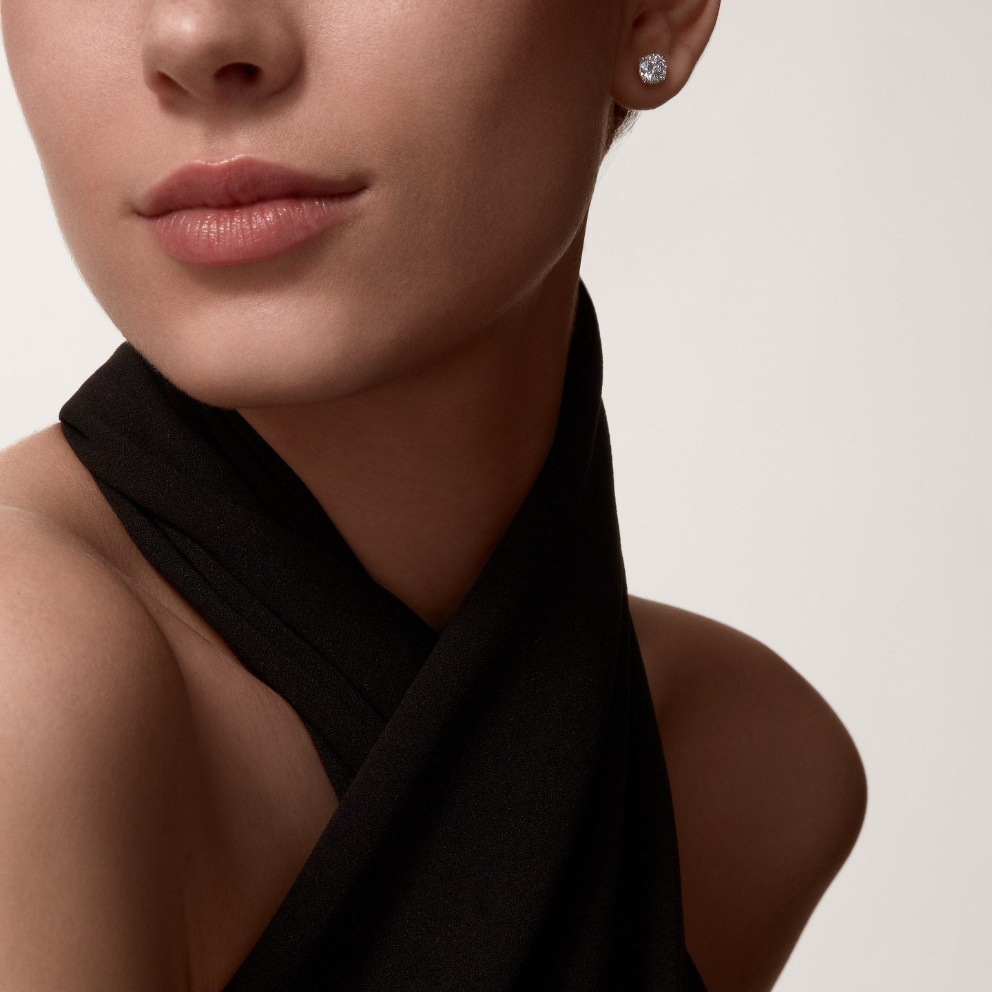 Puces d'oreilles 1895, 2 diamants taille brillant