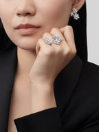 Boucles d’oreilles Lotus, 3 fleurs