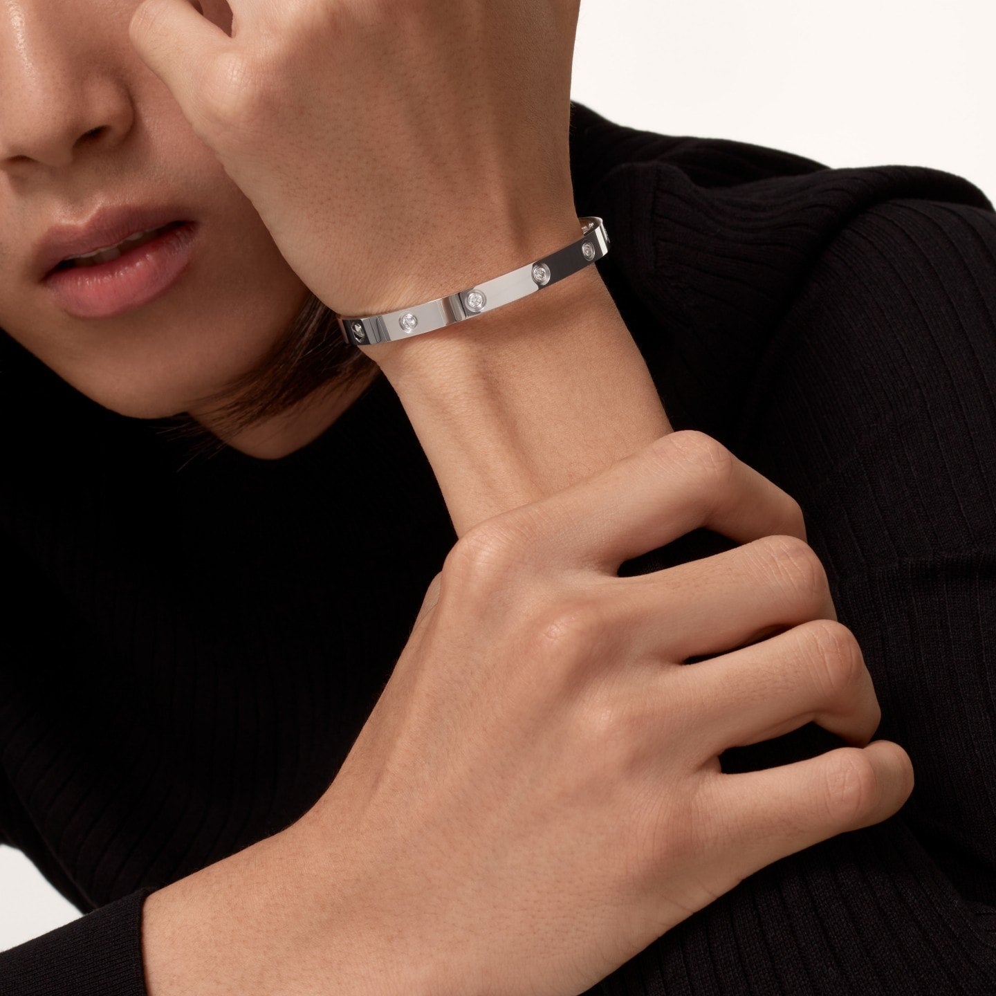 Bracelet LOVE, modèle classique, 10 diamants