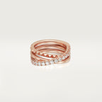 Bague Etincelle de Cartier, semi-pavée