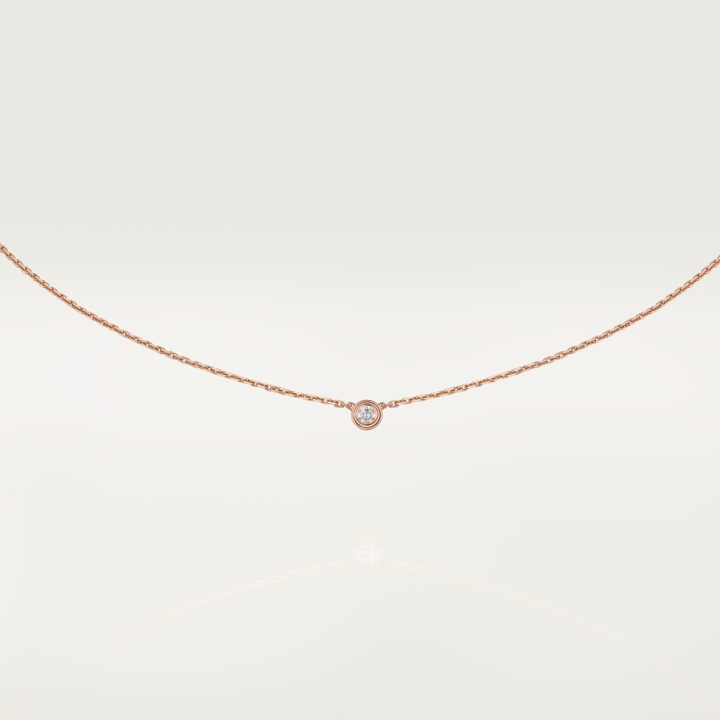 Pendentif Cartier d'Amour, diamant taille brillant, mini modèle