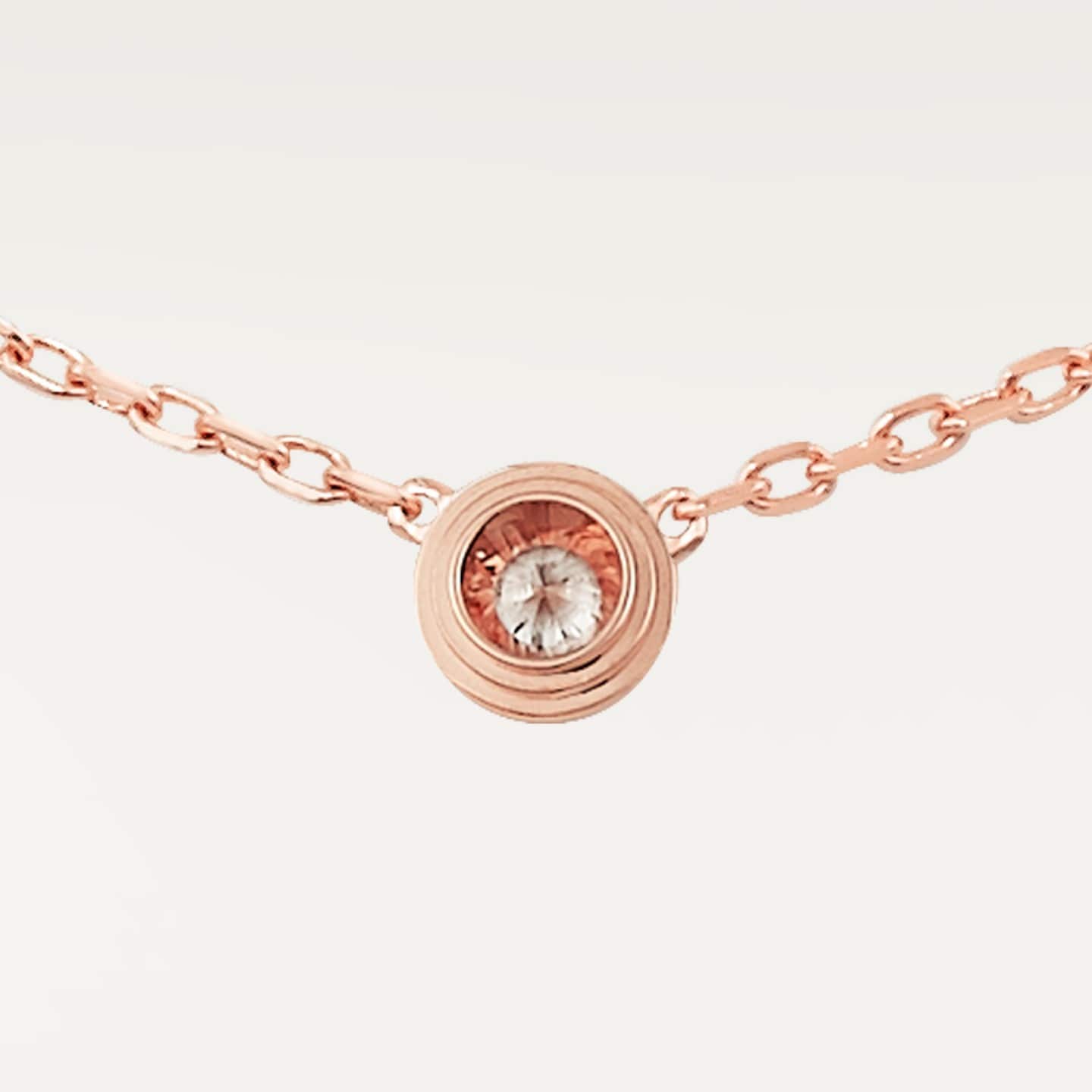 Pendentif Cartier d'Amour, diamant taille brillant, mini modèle