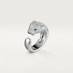 Bague Panthère de Cartier, moyen modèle, semi-pavée