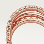 Bague Etincelle de Cartier, semi-pavée