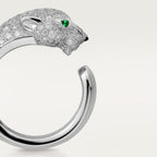 Bague Panthère de Cartier, moyen modèle, semi-pavée