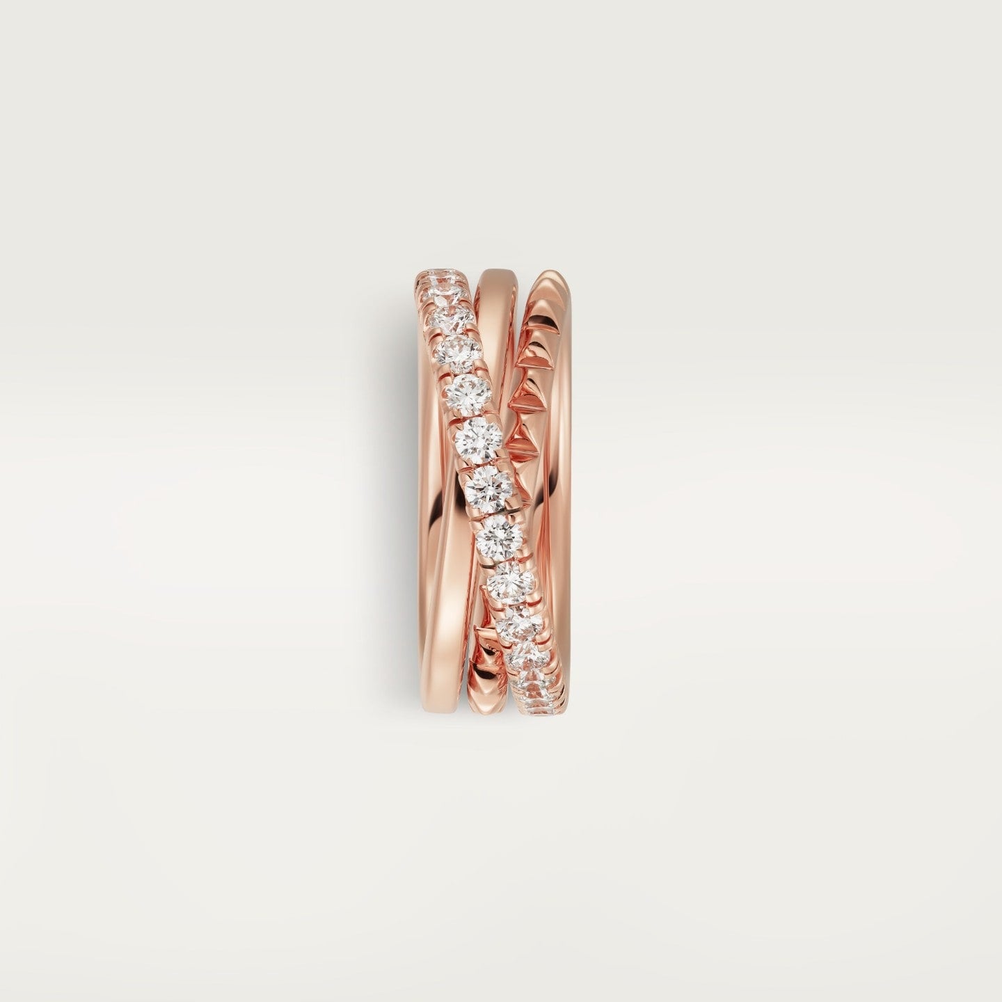 Bague Etincelle de Cartier, semi-pavée