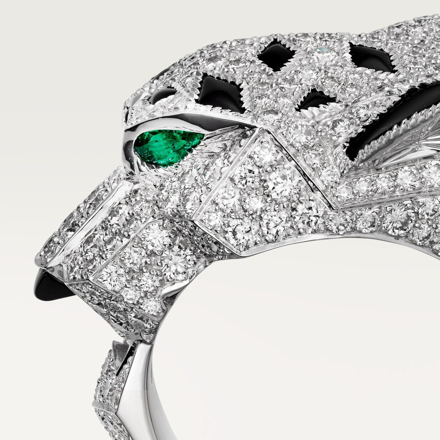 Bague Panthère de Cartier, pavée