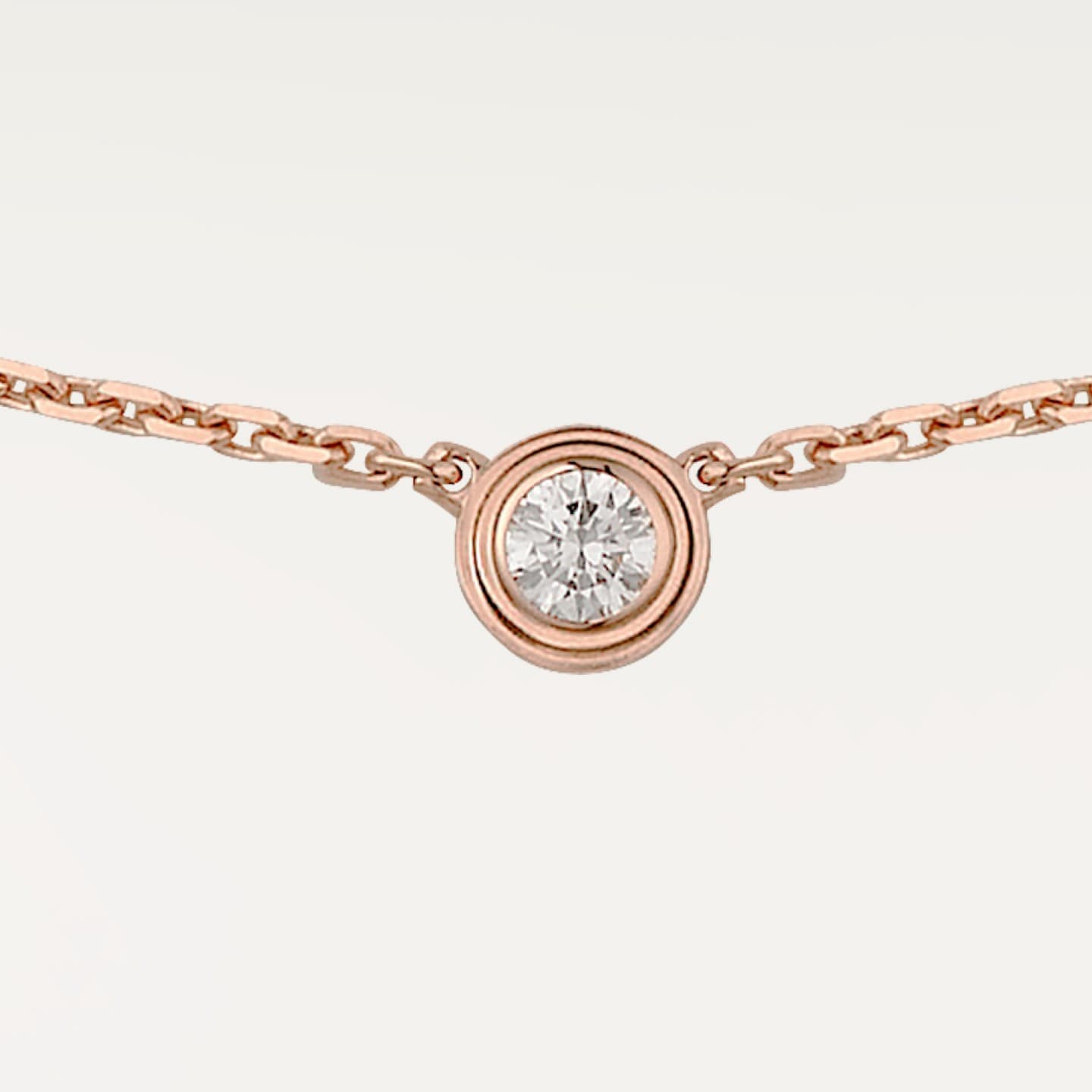 Pendentif Cartier d'Amour, diamant taille brillant, mini modèle