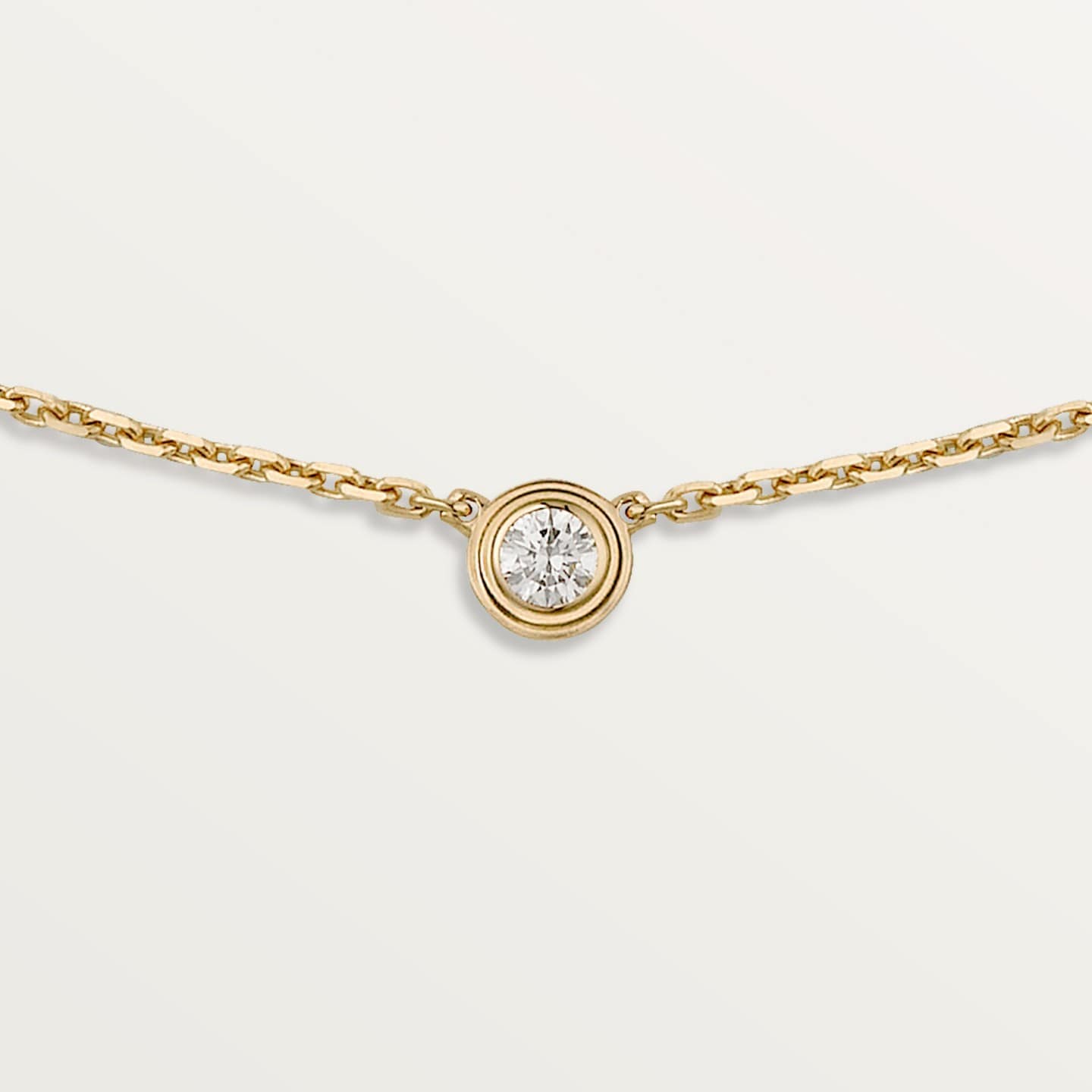 Pendentif Cartier d'Amour, diamant taille brillant, mini modèle