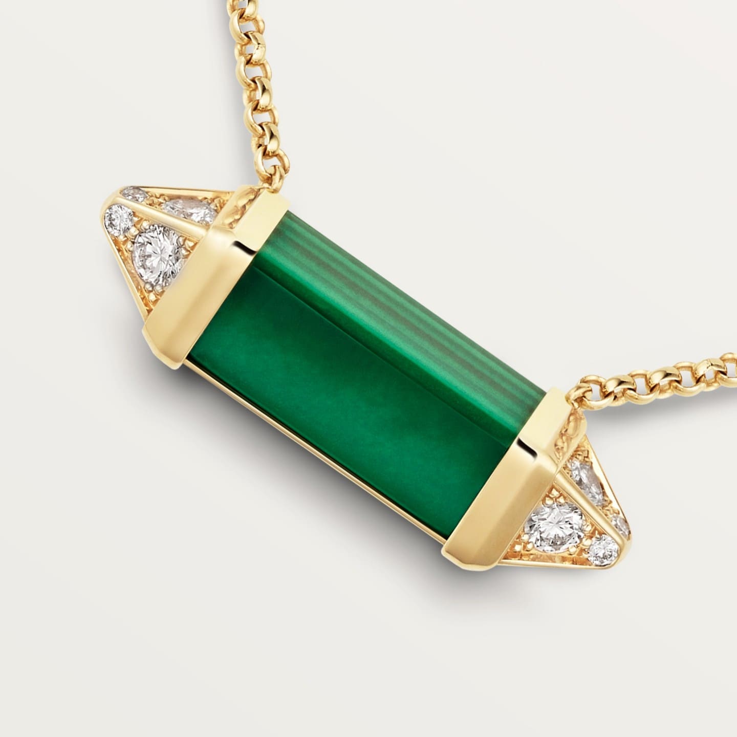 Pendentif Les Berlingots de Cartier, semi-pavé