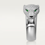 Bague Panthère de Cartier, moyen modèle, semi-pavée