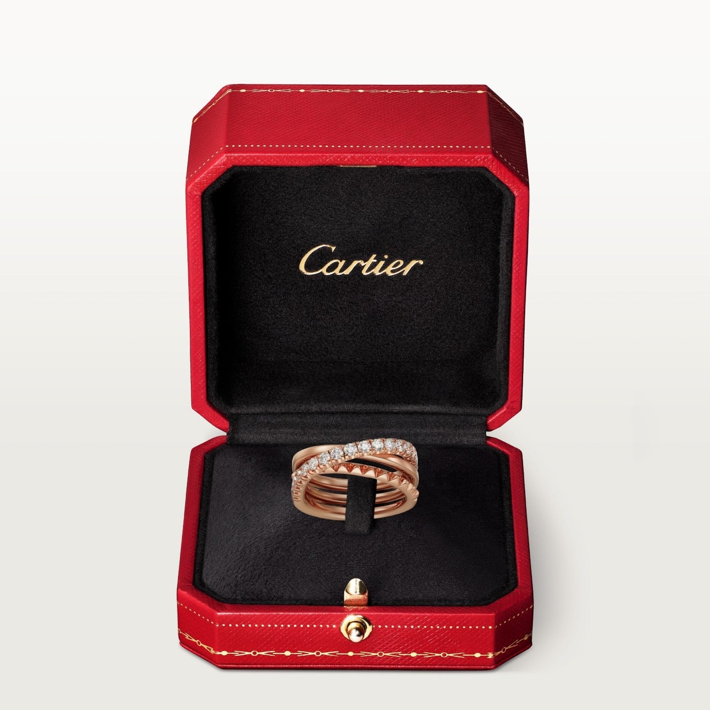 Bague Etincelle de Cartier, semi-pavée
