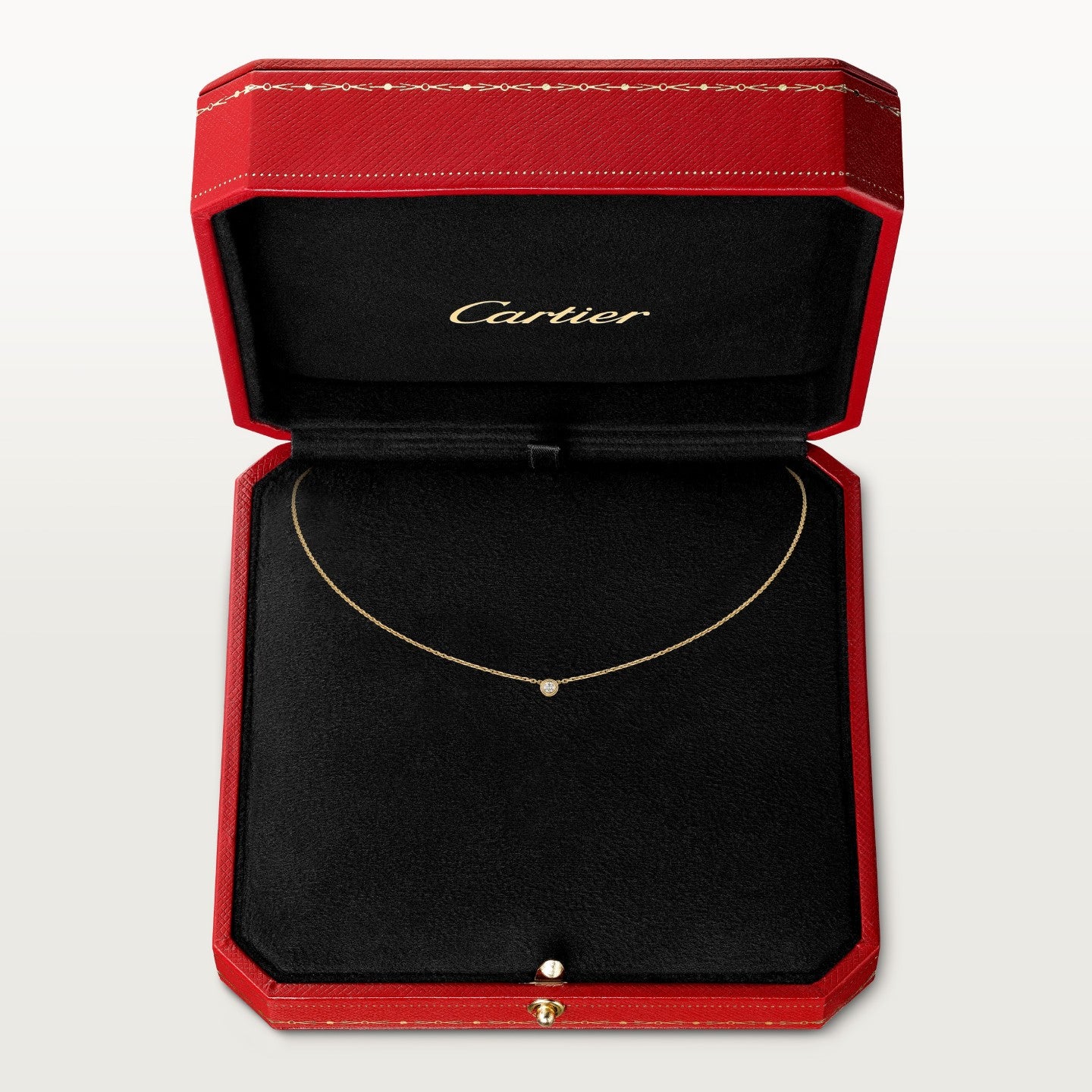 Pendentif Cartier d'Amour, diamant taille brillant, mini modèle