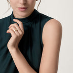 Bague LOVE, petit modèle, 1 diamant