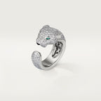 Bague Panthère de Cartier, moyen modèle, pavée