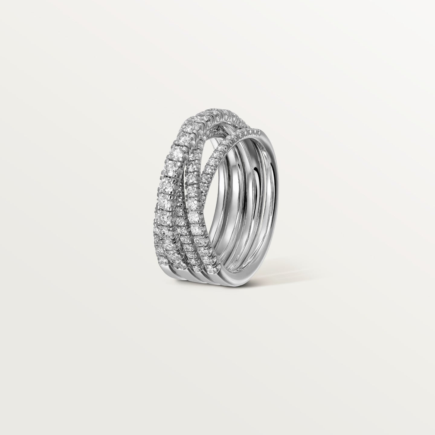 Bague Etincelle de Cartier, semi-pavée