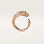 Bague Panthère de Cartier, moyen modèle, semi-pavée