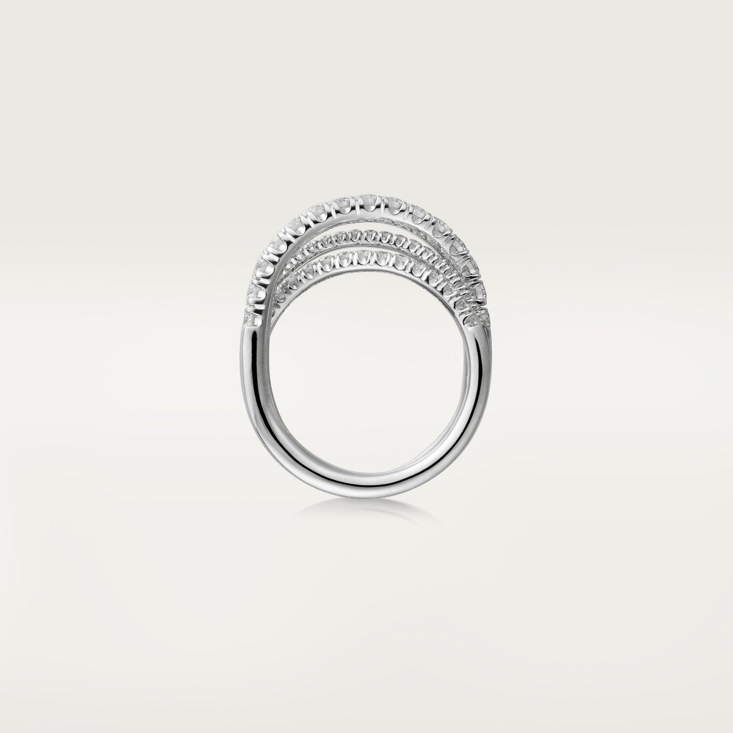 Bague Etincelle de Cartier, semi-pavée