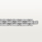 Bracelet Maillon Panthère, trois rangs, pavé