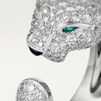 Bague Panthère de Cartier, moyen modèle, pavée