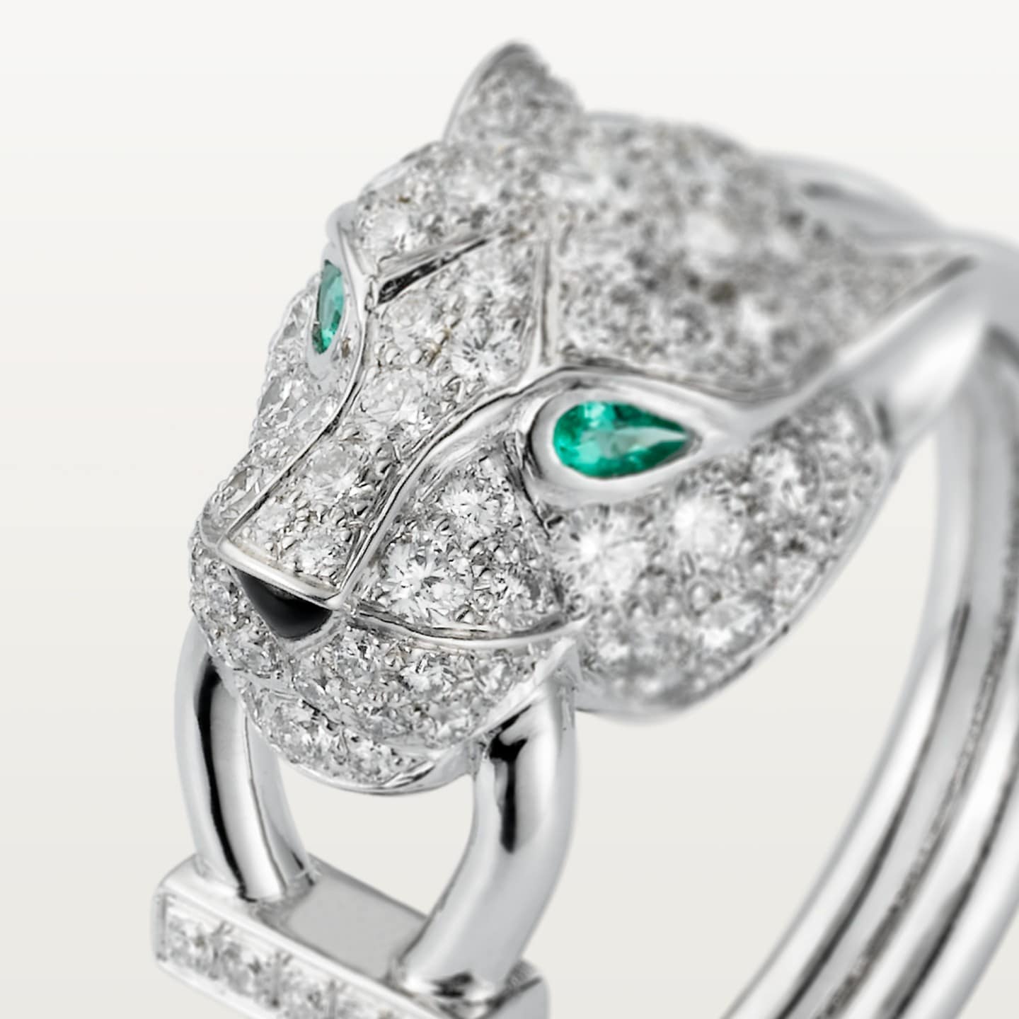 Bague Panthère de Cartier, pavée