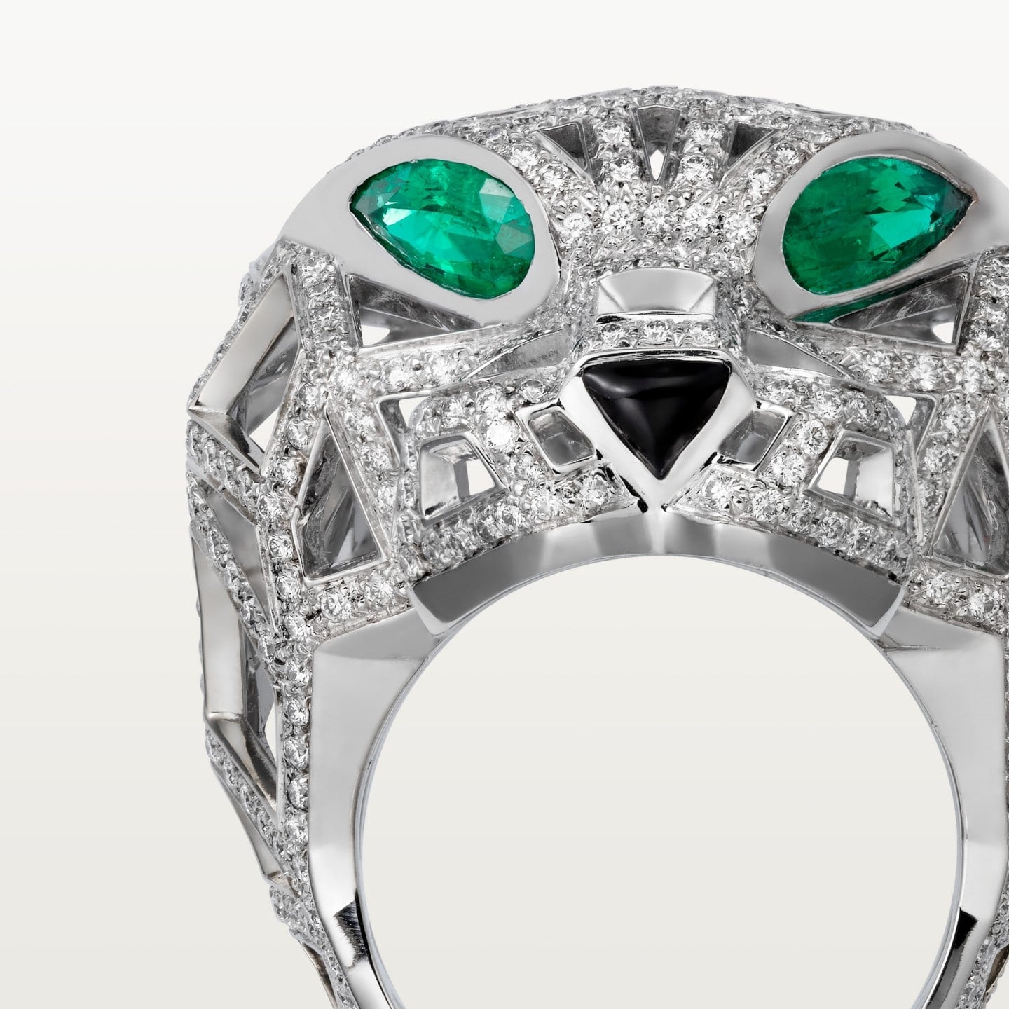 Bague Panthère de Cartier, pavée
