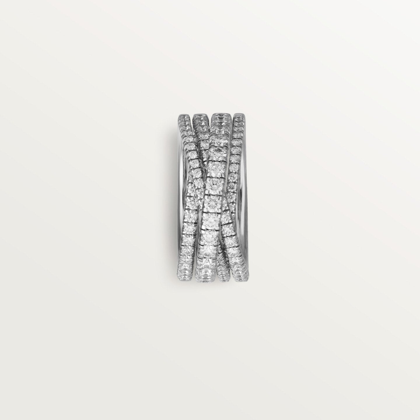 Bague Etincelle de Cartier, semi-pavée