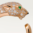 Bague Panthère de Cartier, moyen modèle, semi-pavée