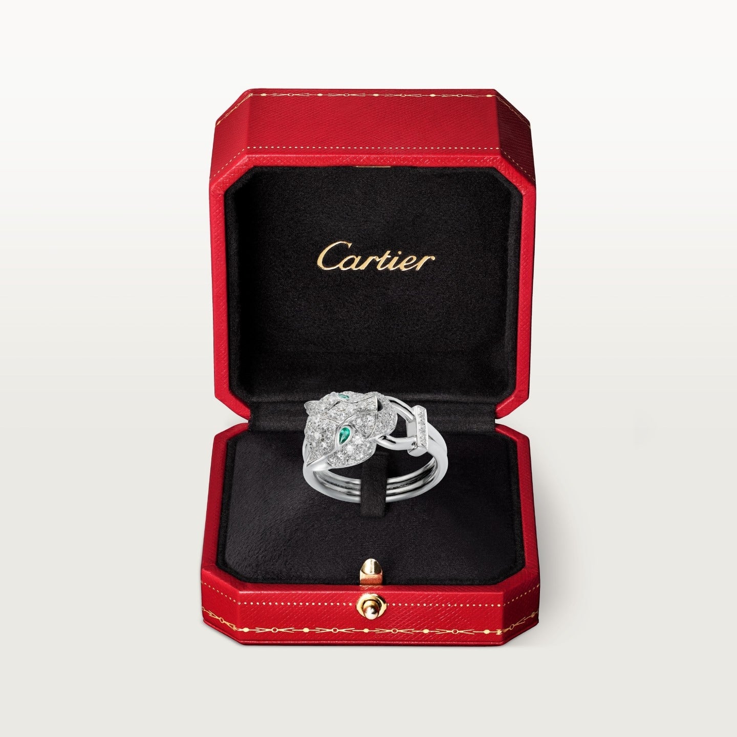 Bague Panthère de Cartier, pavée