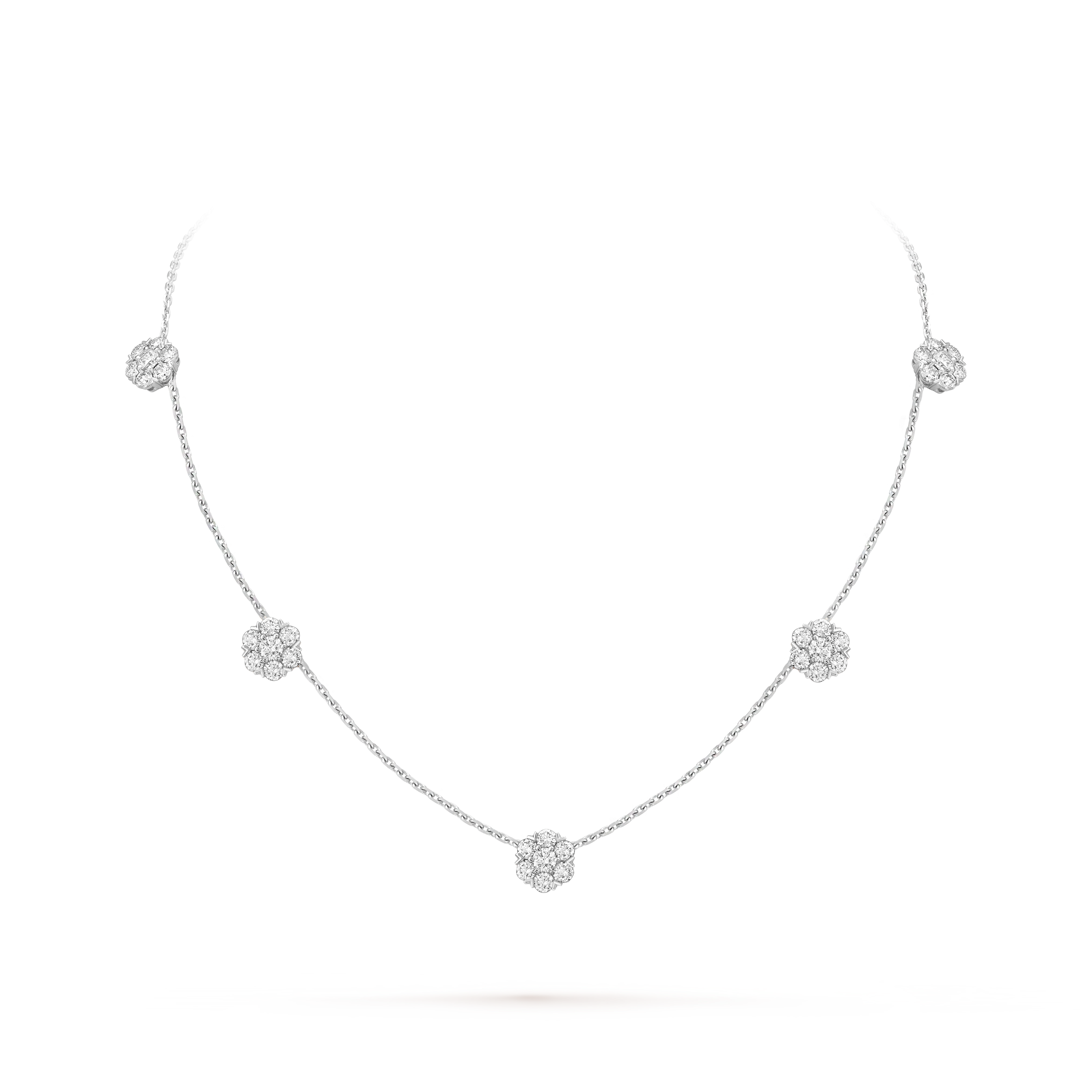 Collier Fleurette, 5 fleurs