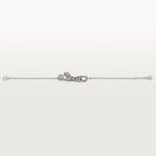 Bracelet Panthère de Cartier, sur chaine, semi-pavé