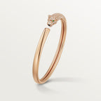 Bracelet Panthère de Cartier, petit modèle, semi-pavé