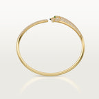 Bracelet Panthère de Cartier, petit modèle, semi-pavé