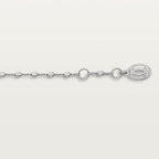 Bracelet Panthère de Cartier, sur chaine, semi-pavé