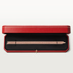 Bracelet Clash de Cartier, souple, double, pavé