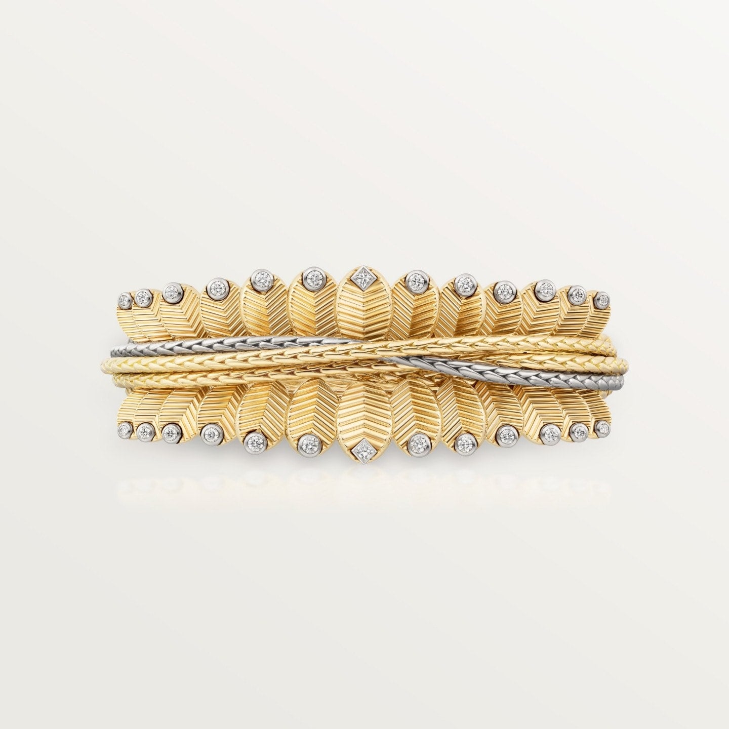 Bracelet Grain de Café, diamants