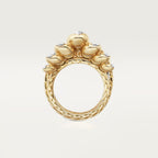 Bague Grain de Café, diamants