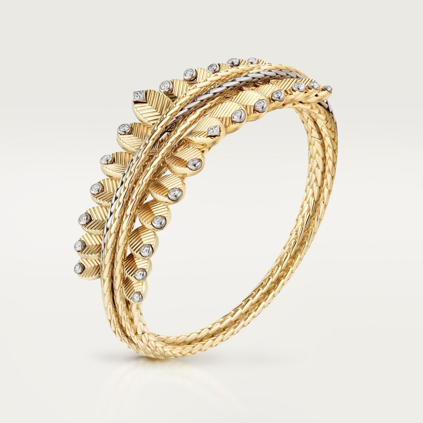 Bracelet Grain de Café, diamants