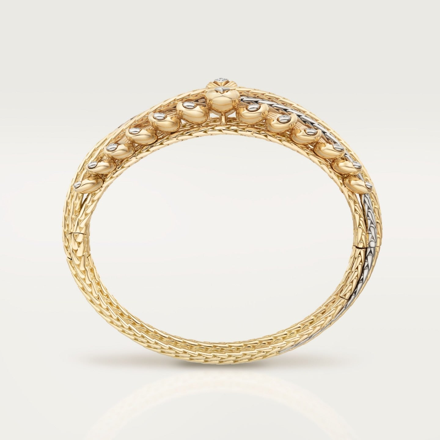 Bracelet Grain de Café, diamants