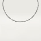 Collier Lignes Essentielles, diamants taille brillant