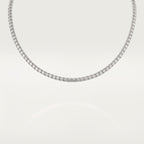 Collier Lignes Essentielles, diamants taille brillant