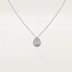 Pendentif Cartier Destinée, diamant taille poire, pavé
