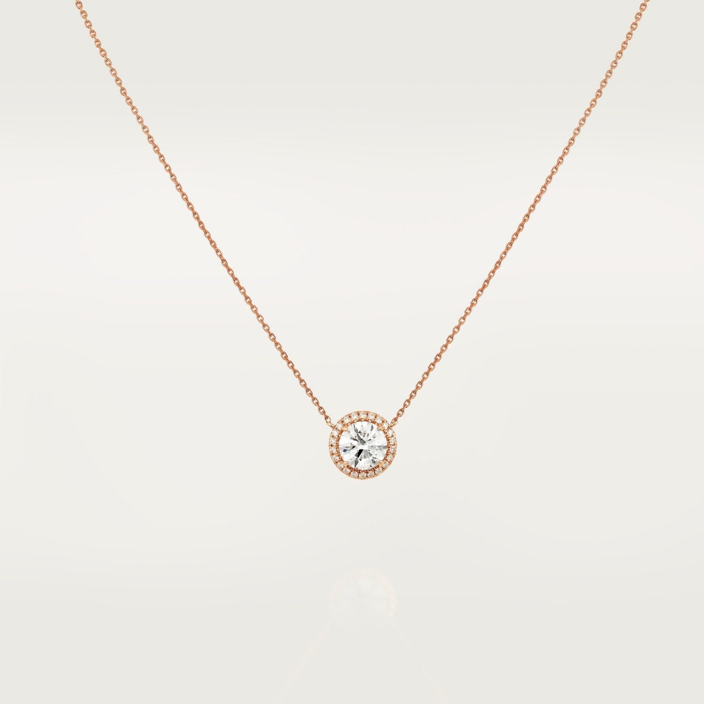 Pendentif Cartier Destinée, diamant taille brillant, pavé