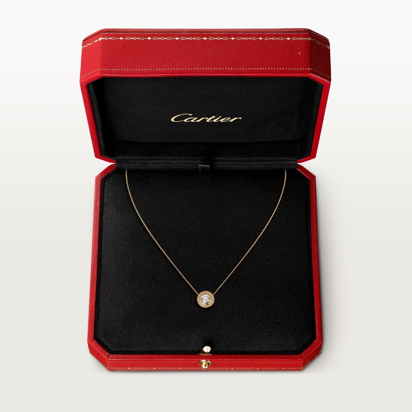 Pendentif Cartier d'Amour, diamant taille brillant, pavé